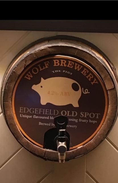 Edgefield Old Spot 4.2%, The Wolf Brewery, England