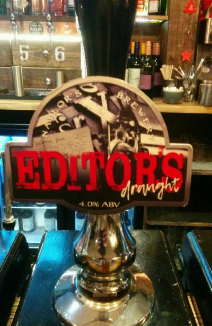 Editor's Draught 4.0%, Naylor's Brewery, England