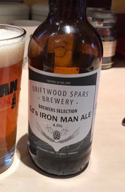 Ed's Iron Man Ale 4.5%, Driftwood Brewery, England
