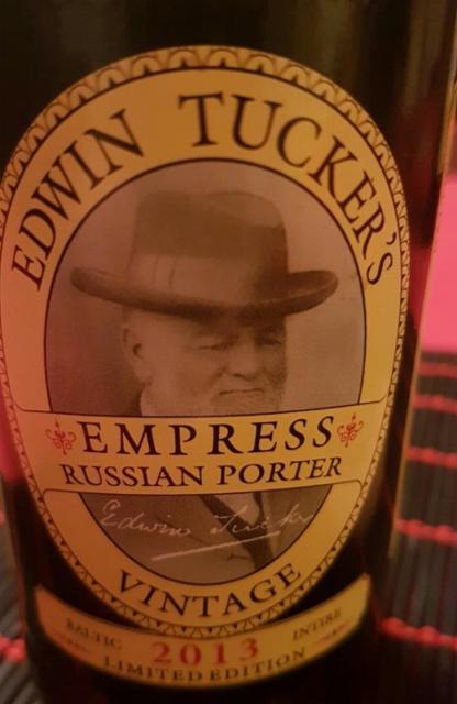 Edwin Tucker's Empress Russian Porter 10.5%, Teignworthy Brewery, England