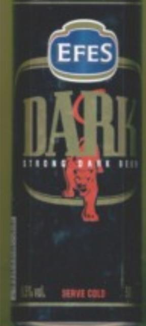Efes Dark 6.5 %, Anadolu Efes, Turkey