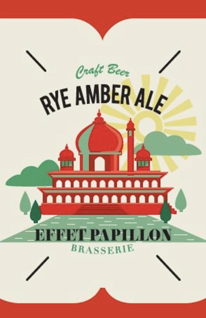 Rye Amber Ale 7.5%, Brasserie Effet Papillon, France