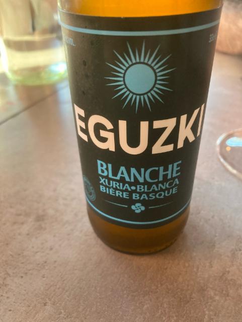 Eguzki Xuria Blanche 4.5%, La Brasserie Du Pays Basque, France