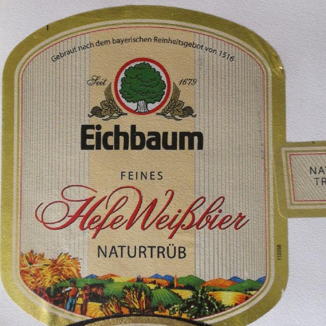 Eichbaum Hefe Weissbier Naturtrüb 5.0%, Privatbrauerei Eichbaum, Germany