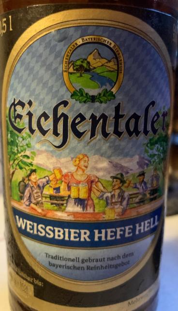 Eichentaler WEISSBIER HEFE HELL 5.2%, ProGetränke AG, Germany