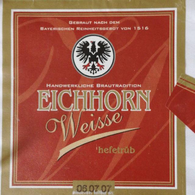 Eichhorn Weisse Hefetrüb 5.3%, Brauerei Eichhorn Dörfleins, Germany