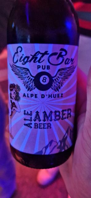 Eight Bar Pub Alpe D'Huez Amber Ale 7.0%, Brasserie Du Dauphiné (Mandrin), France