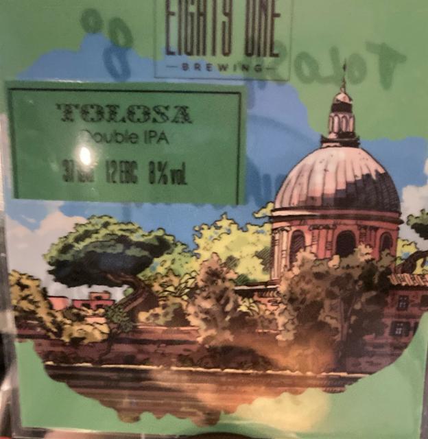 Tolosa 8.0%, Eighty One Brewing, France