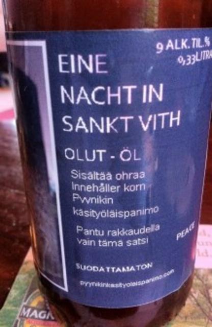 Eine Nacht In Sankt Vith 9.0%, Pyynikin Brewing Company, Finland