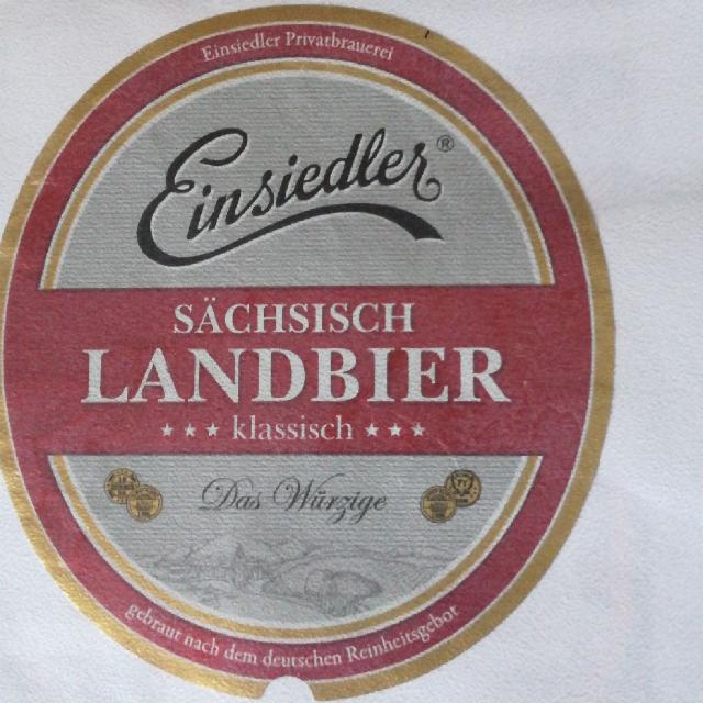 Einsiedler Sächsisch Landbier Klassisch 5.0%, Einsiedler Brauhaus, Germany