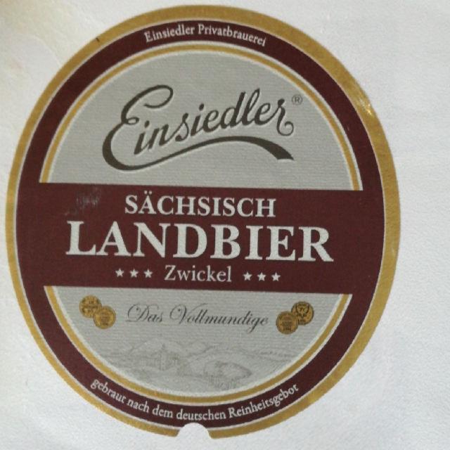 Einsiedler Sächsisch Landbier Zwickel 5.8%, Einsiedler Brauhaus, Germany