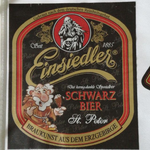 Einsiedler Schwarzbier 4.9%, Einsiedler Brauhaus, Germany