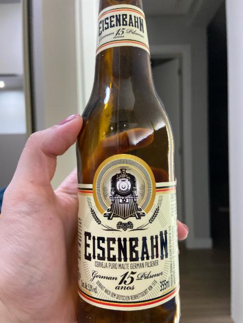 Eisenbahn German Pilsener 15 Anos 5.0%, Cervejaria Eisenbahn (Heineken), Brazil