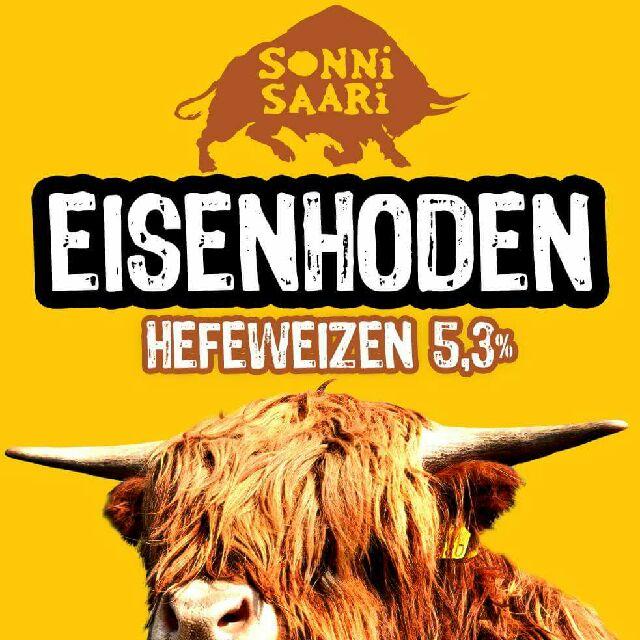 Eisenhoden Hefeweizen 5.3%, Sonnisaari Panimo, Finland