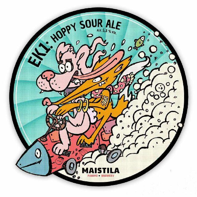 EK1 Hoppy Sour Ale 5.3%, Maistila, Finland