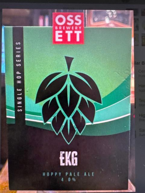 EKG 4.0%, Ossett Brewery, England
