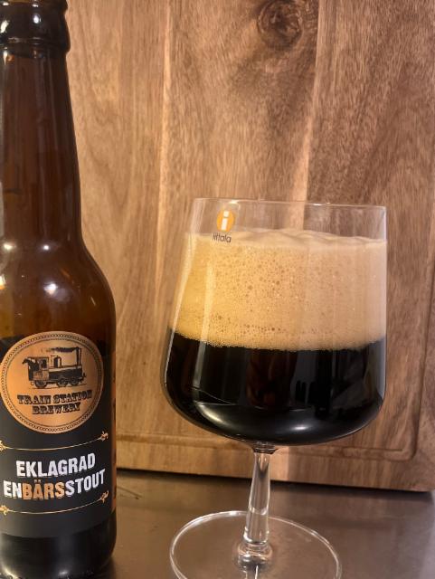 Eklagrad enbärsstout 6.0%, Train Station Brewery, Sweden