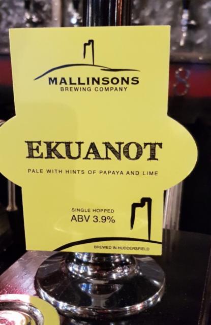 Ekuanot 3.9%, Mallinsons Brewing Company, England