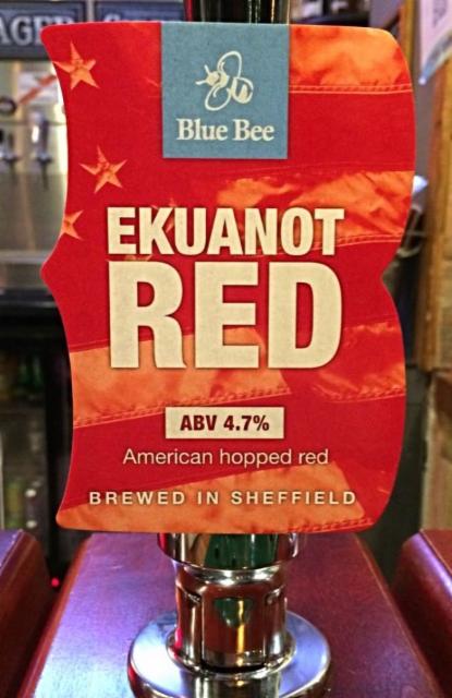Ekuanot Red 4.7%, Blue Bee Brewery, England