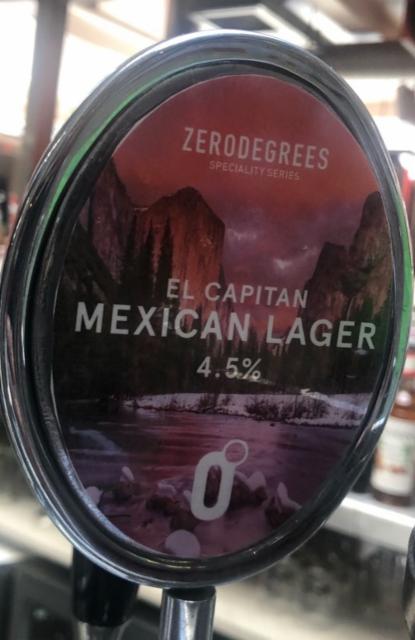 El Capitan 4.5%, Zerodegrees, England