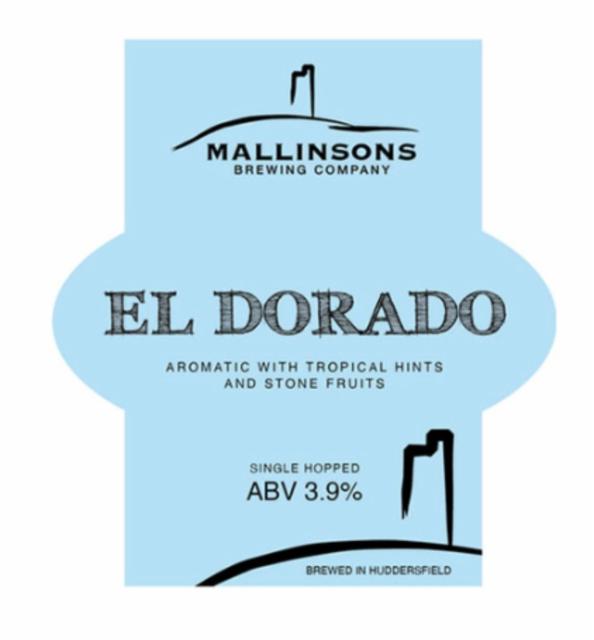 El Dorado 3.9%, Mallinsons Brewing Company, England