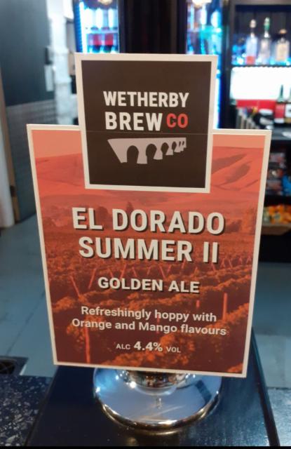 El Dorado Summer II 4.4%, Wetherby Brew Co, England
