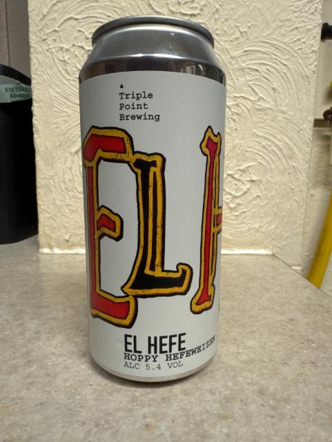 El Hefe 5.4%, Triple Point Brewing, England