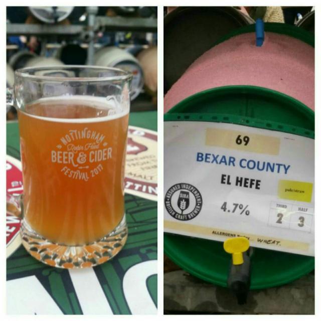 El Hefe 4.7%, Bexar County Brewery, England