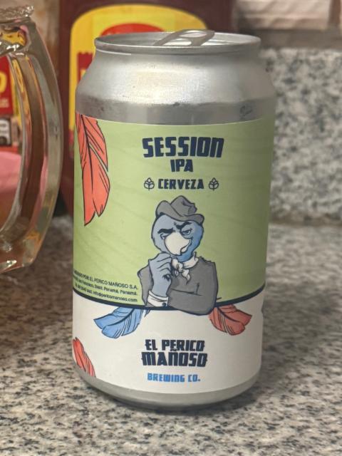 El Perico Mañoso Session IPA 5.1%, El Perico Mañoso Brewing Co., Panama