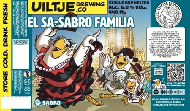 El Sa-Sabro Familia 8.0%, Uiltje Brewing Co, Netherlands