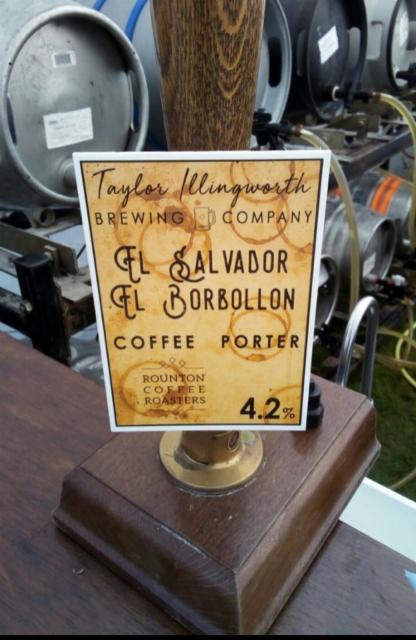 El Salvador El Borbollon 4.2%, Taylor Illingworth Brewing Company, England