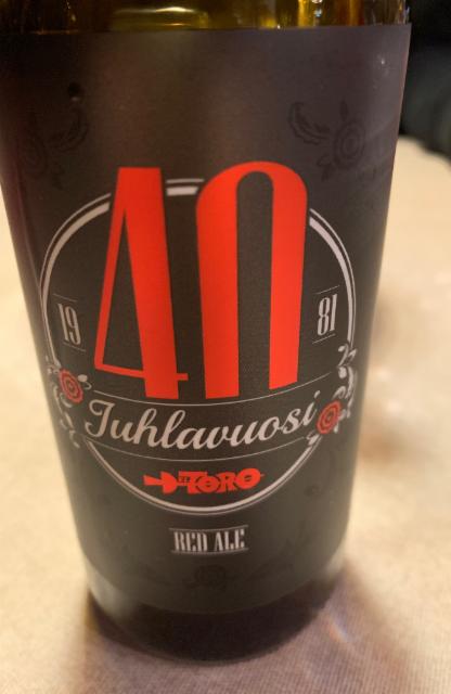 El Toro 40 Juhlavuosi 5.5%, Kanavan Panimo, Finland