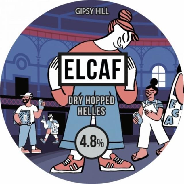 Elcaf - Dry Hopped Helles 4.8%, Gipsy Hill Brewing Co, England