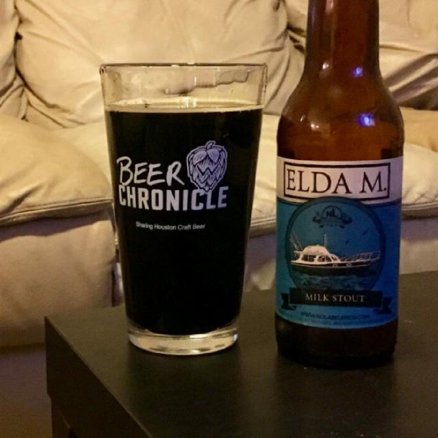 Elda M. Milk Stout 6.9%, No Label Brewing Co, United States