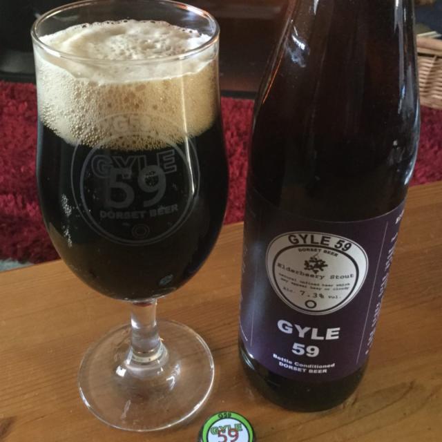 Elderberry Stout 7.3%, 59 South, England