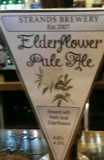 Elderflower Pale Ale 4.0%, The Strands Inn Brewery, England