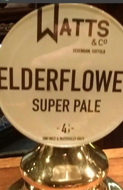 Elderflower Super Pale 4.9%, Watts & Co., England