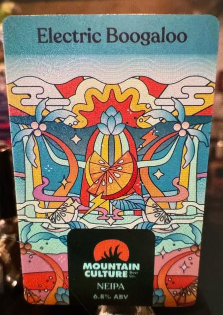 Electric Boogaloo, Mountain Culture Beer Co.