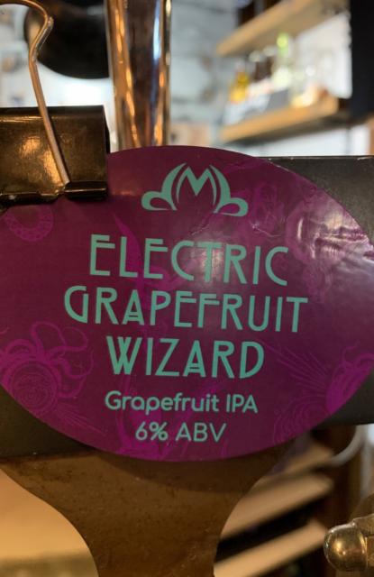 Electric Grapefruit Wizard 6.0%, Dancing Man Brewery, England