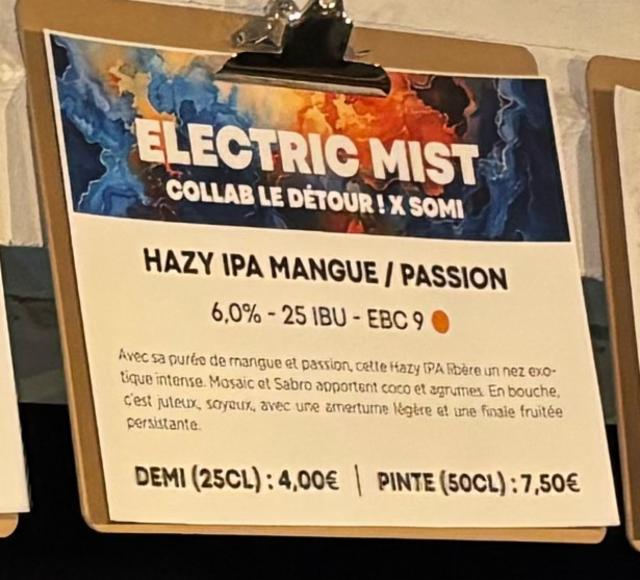 Electric Mist, Microbrasserie Somi