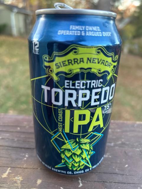 Electric Torpedo IPA 7.5%, Sierra Nevada Brewing Company, United States