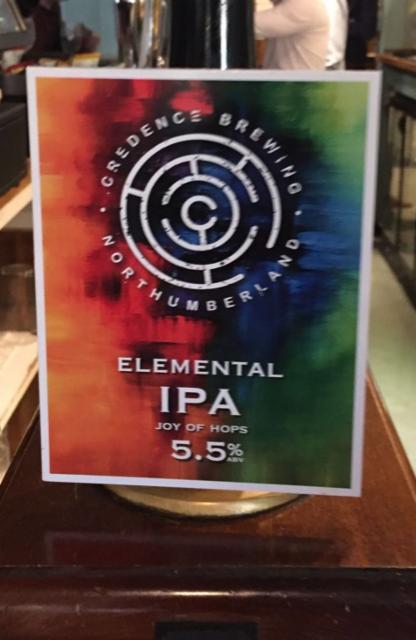 Elemental IPA 5.5%, Credence Brewing, England