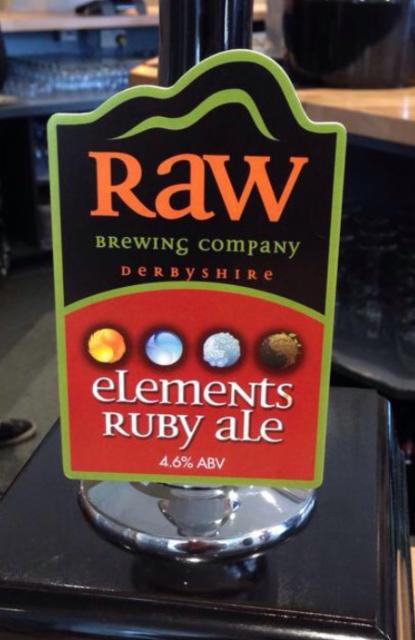 Elements Ruby Ale 4.6%, Raw Brewing Company, England