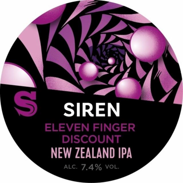 Eleven Finger Discount 7.4%, Siren Craft Brew, England