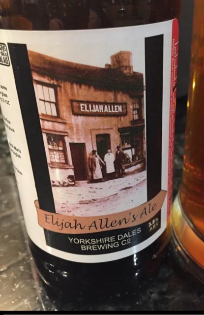 Elijah Allen's Ale 3.8%, Yorkshire Ales, England