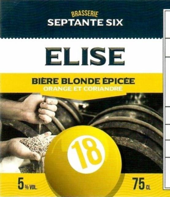 Elise 5.0%, Brasserie Septante Six, France