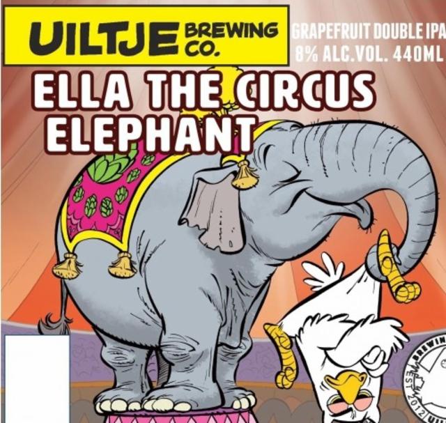 Ella The Circus Elephant 8.0%, Uiltje Brewing Co, Netherlands