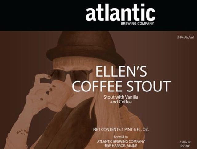Ellen's Coffee Stout 5.4%, Atlantic Brewing Company, United States