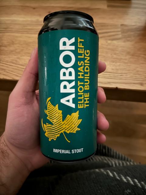Elliot has left the building 12.5%, Arbor Ales, England