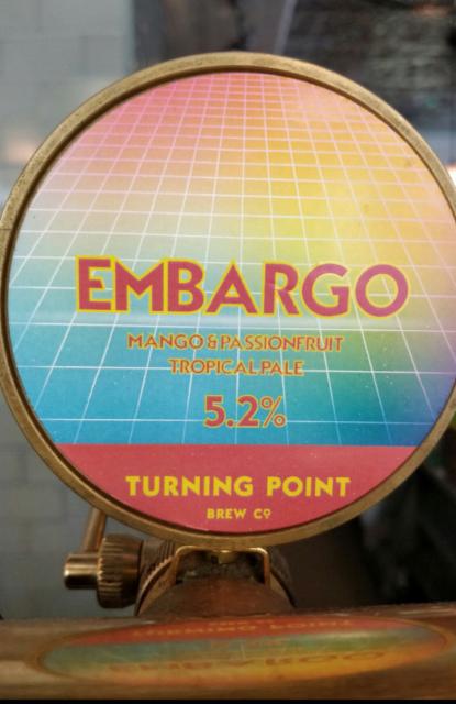 Embargo 5.2%, Turning Point Brew Co., England